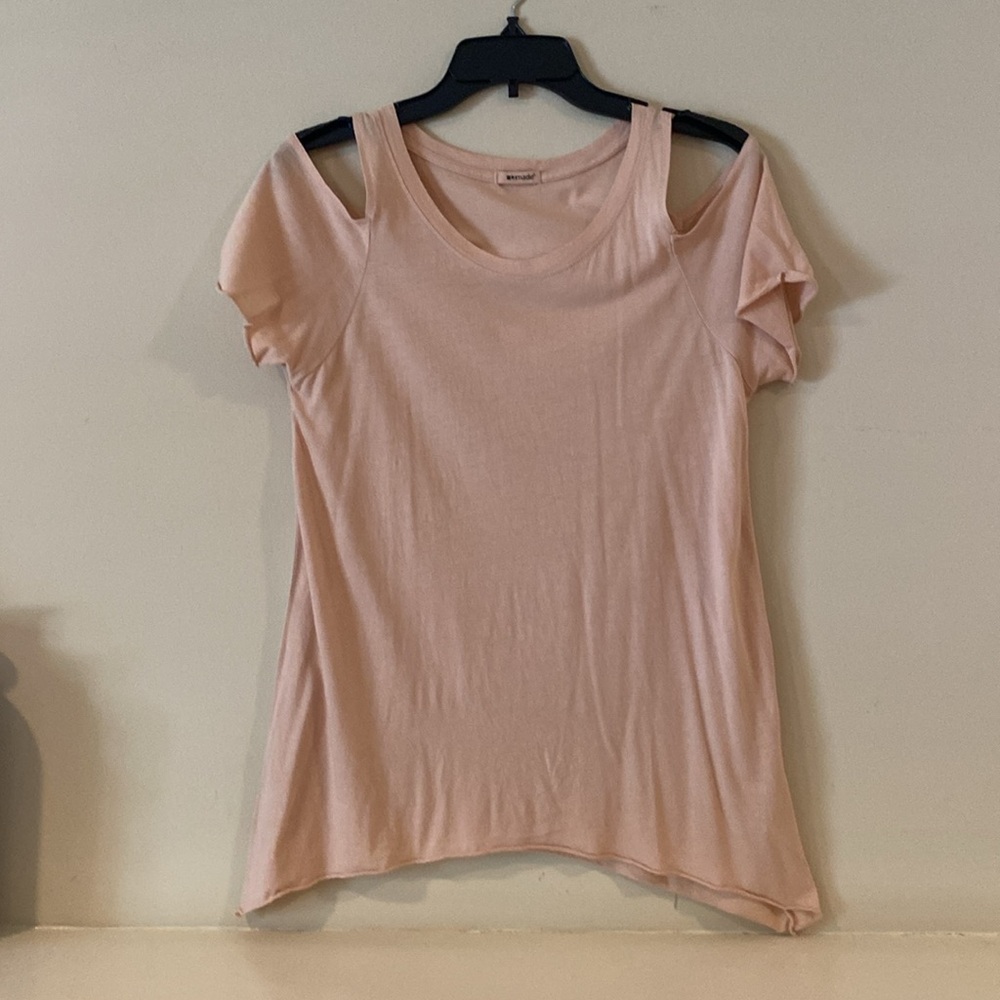 LA Made cold shoulder top